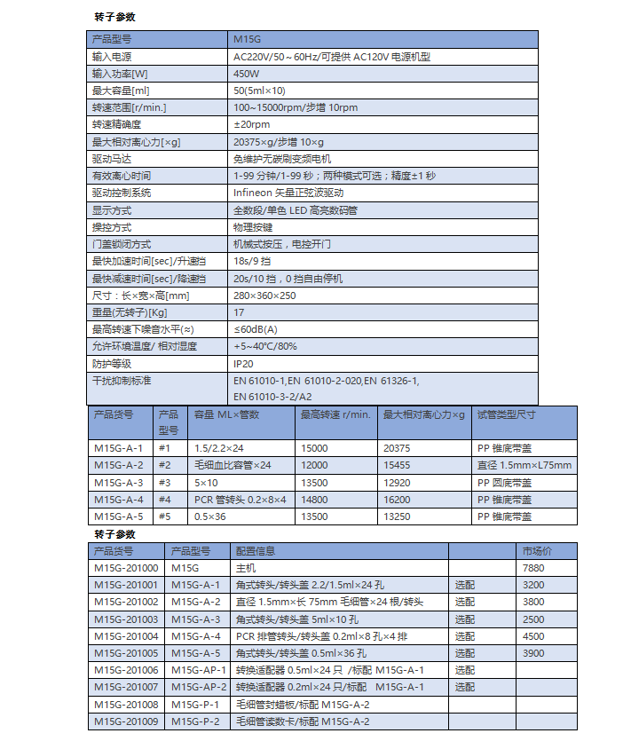 M15G  高速離心機(jī)(圖2)